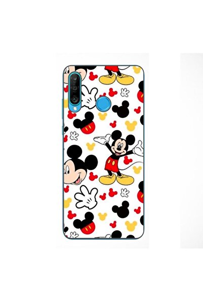 OEM Husa compatibila cu Huawei P30 Lite Silicon Gel Tpu Model Mickey Cool Pat...