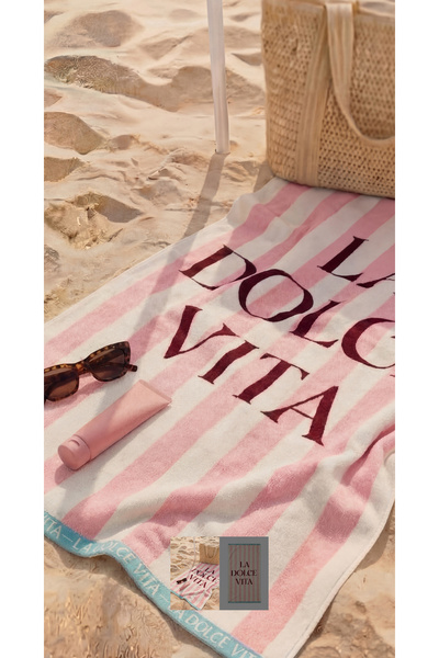 LC Waikiki Lcw accessories striped women's beach towel 70/150 cm