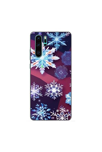 OEM Husa compatibila cu Huawei P30 Pro Silicon Gel Tpu Model Fulgi de Gheata
