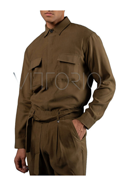 Vittorio Ανδρικό Aviano Overshirt Λαδί AVOVER-OLIVE