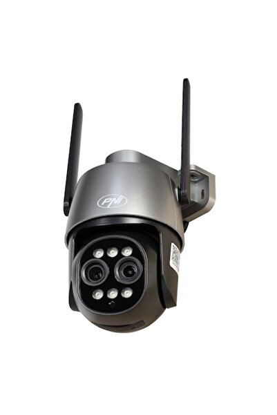 PNI Cameră de supraveghere video pentru casă IP574 cu Wi-Fi, PTZ, lentilă dub...
