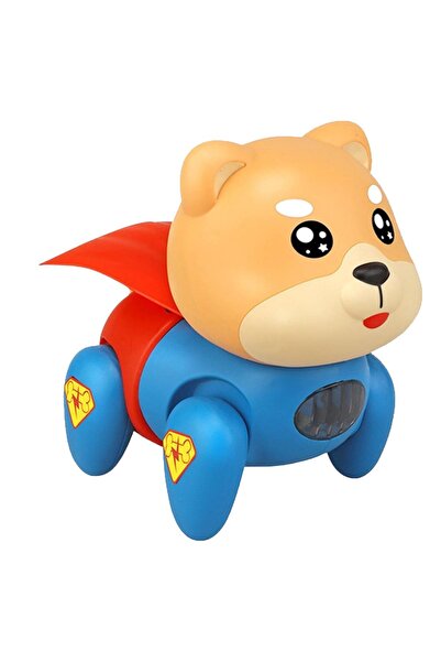 OEM Musical superhero dog toy, with LED lights, and walking leash ideal for c...
