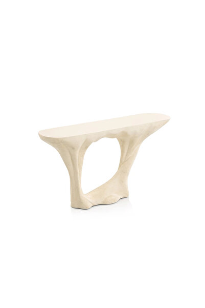 Midas Furniture كونسول بلاستيكي 160×40×80 سم أبيض