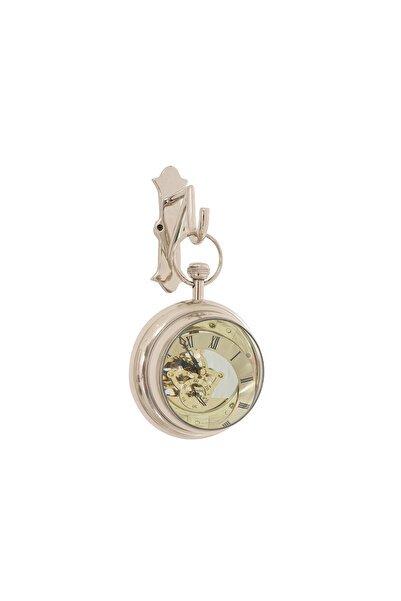 Midas Furniture METAL WALL CLOCK 20X26X40 CM SILVER
