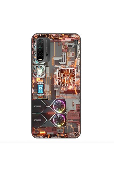 OEM Калъф, съвместим с Xiaomi Redmi 9T, силиконов гел TPU, модел за дънна платка