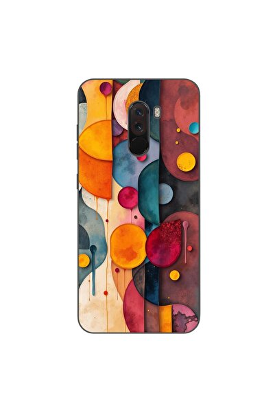 OEM Θήκη συμβατή με Xiaomi Pocophone F1 από σιλικόνη gel TPU με αφηρημένα σχή...