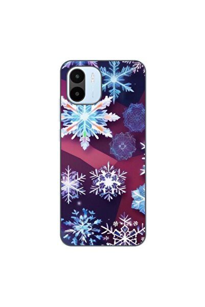 OEM Husa compatibila cu Xiaomi Redmi A1 Silicon Gel Tpu Model Fulgi de Gheata