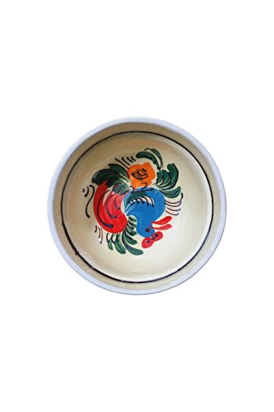 OEM Traditional Soup Bowl with Blue Coconut Design, 16 cm