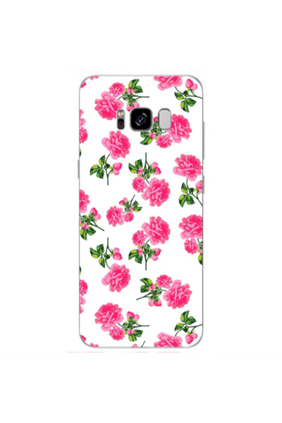 Other Samsung S8 Roses White Transparent Silicone TPU Θήκη