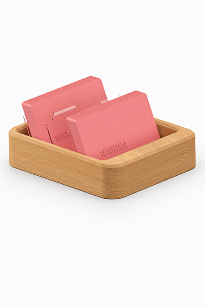Woodsaka Gobi Business Card Holder - Small |   Desktop Business Card Holder M...