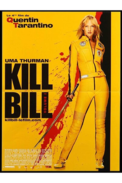 ESLEM Kill Bill Vol 1 Poster Quentin Tarantino Uma Thurman Kalın Kağıt Baskı ...