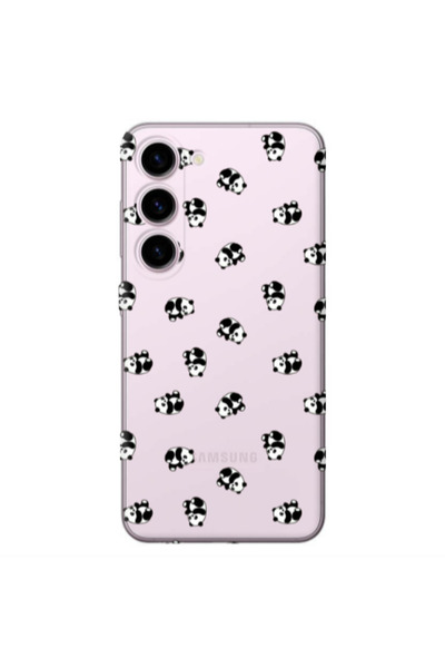 Other Samsung S23 Plus Small Pandas Transparent Silicone TPU Θήκη