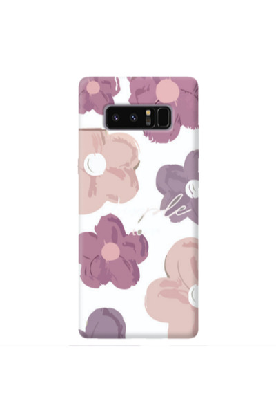 Other Samsung Note 8 Flowers 2 Transparent Silicone TPU Θήκη