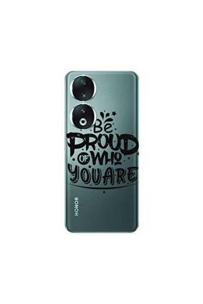 Other Honor 90 5G Be proud of who you are Transparent Silicone TPU Θήκη