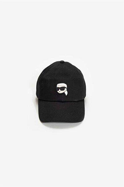 Karl Lagerfeld Ikonik Erkek Baseball Şapka Siyah