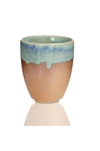 OEM Japanese Style Ceramic Mug, Painted – 220ml, Turquoise
