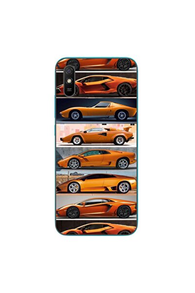 OEM Husa compatibila cu Xiaomi Redmi 9A Silicon Gel Tpu Model Masini Lamborghini