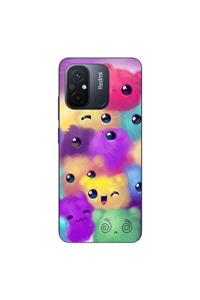 OEM Husa compatibila cu Xiaomi Redmi 12C Silicon Gel Tpu Model Pufosi Colorati