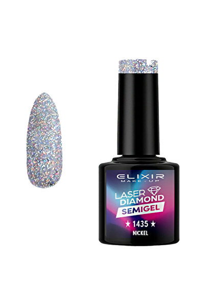 Elixir LASER DIAMOND SEMI GEL (ΗΜΙΜΟΝΙΜΟ BΕΡΝΙΚΙ) - 1434 OPAL 8ML