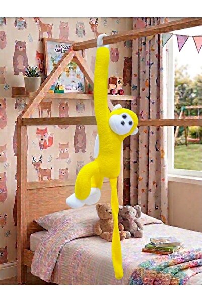 ALLORA Elleri yapışan oyun ve uyku arkadaşı peluş maymun(80 Cm)