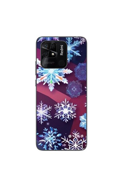 OEM Husa compatibila cu Xiaomi Redmi 10C Silicon Gel Tpu Model Fulgi de Gheata