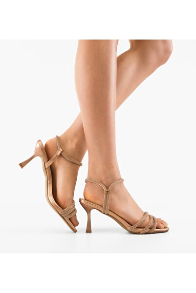 BENOTTİ Myhaj Gold Heeled Sandals