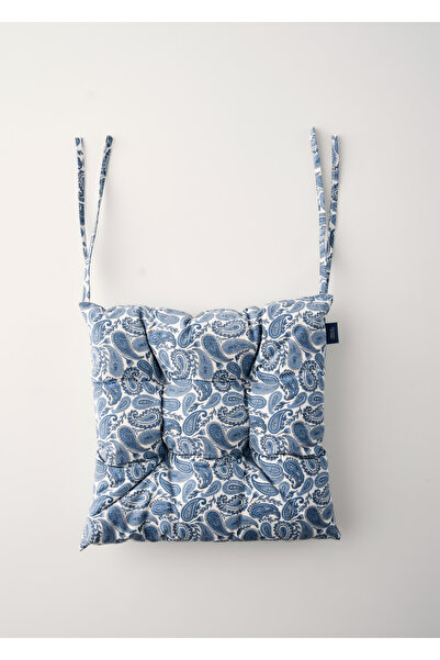 Bella Maison Paisley Sandalye Minderi Mavi (40x40 cm)