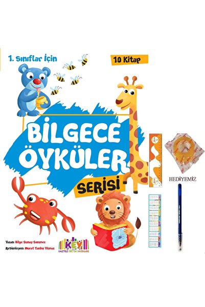 Kaliteli Eğitim Yayınları (KEY) BİLGECE ÖYKÜLER Hikaye Serisi 10 Kitap 7 Yaş ...