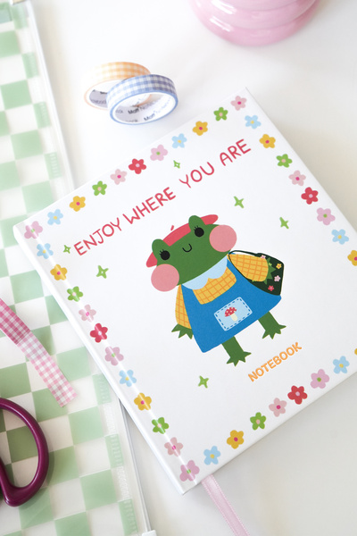 Matt Notebook Blocnotes pătrat nedatat de 15x15 cm, cu linii