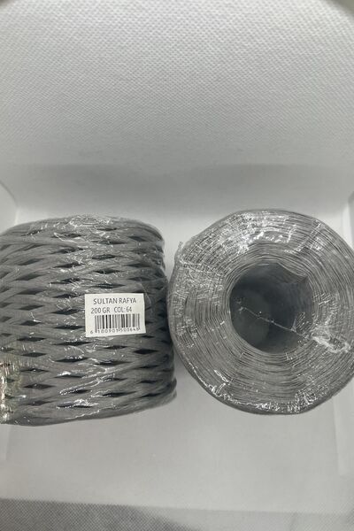 hobi dünyası evim 1 Adet İthal Rafya Kağıt İp 200 Gram Çanta Şapka İpi - Renk...