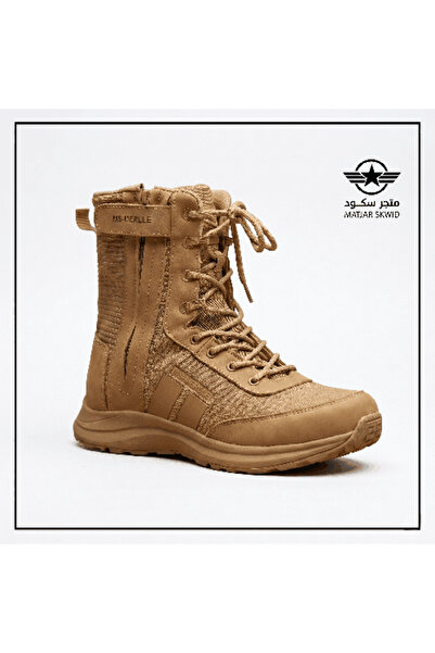 Tactical Beige Military Boot