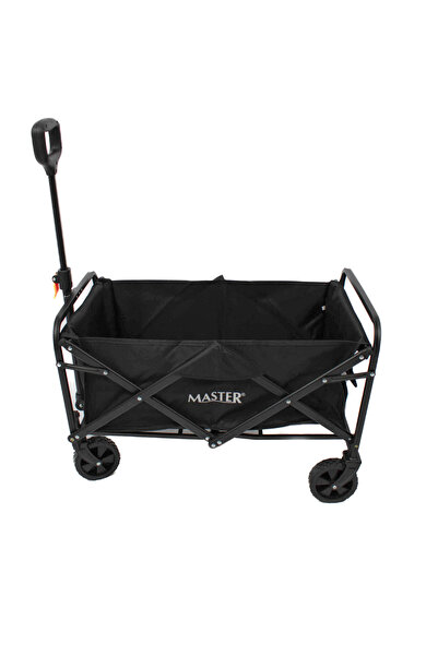 Master CARUCIOR PLIABIL, 4 ROTI, 60 L, NEGRU