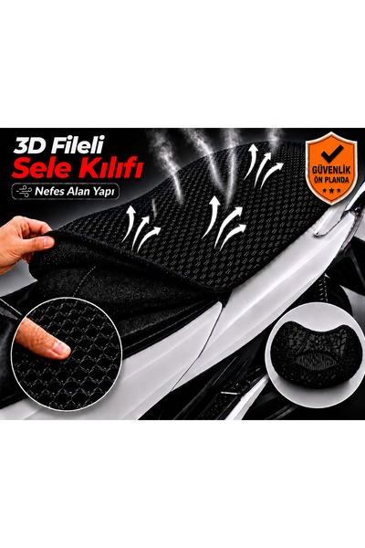 Vi Caro Husa scaun motocicleta Aprilia SR Max 300 İ.E Husa scaun din plasa 3D...