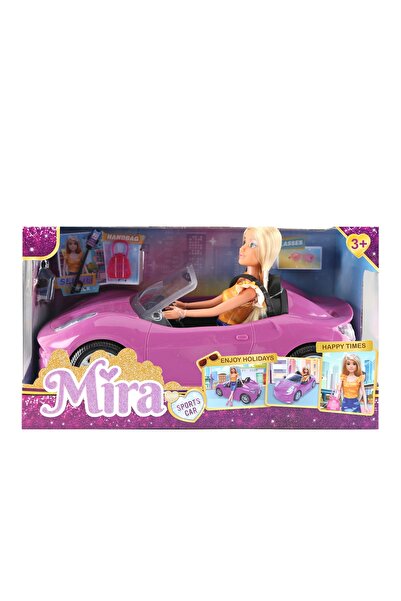 Mira دمية أزياء مع سيارة رياضية