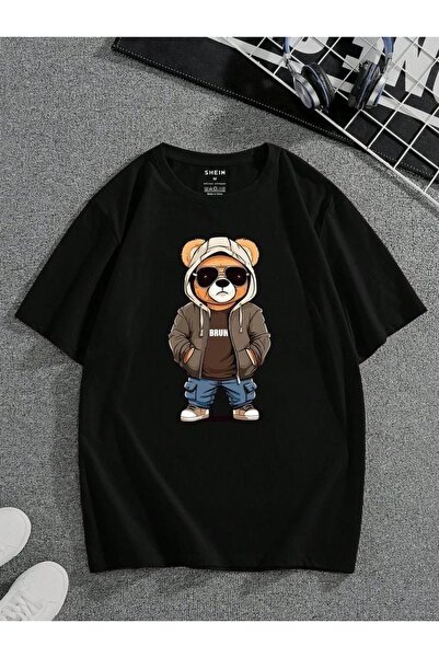 ZEMLİYA Unisex Oversize Sporty Special Design Printed
