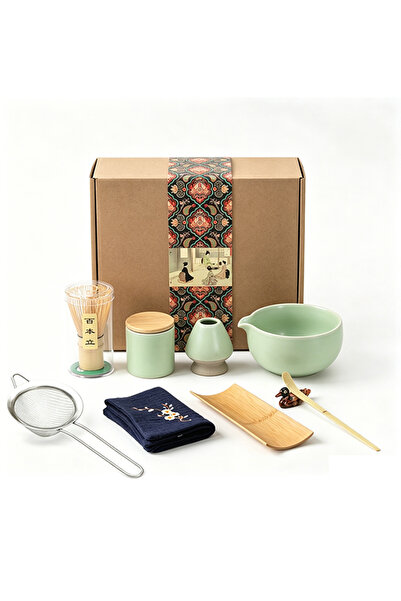 EHOME Japanese Matcha Tea Set Handmade Matcha Ceremony Kit