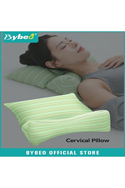 BYBEO وسادة طبية للرقبة، وسادة داعمة للرقبة من حبوب الحنطة السوداء لتخفيف آلا...