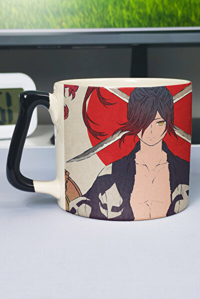 ZipZap Dororo Anime Printed Ceramic Luxury Mug (1 Piece) Custom Black Handle ...