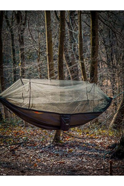 CAMP AND MAP Çift Kişilik Cibinlikli Hamak Ultra Hafif 175 Kg Taşıma 275x150cm
