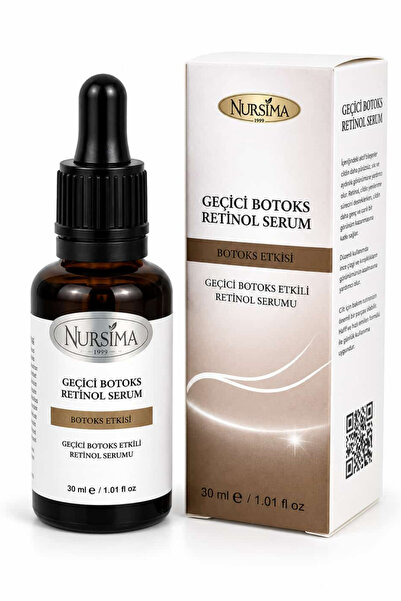 Nursima Retinol Serum 30 ml - Geçici Botoks Etkili Cilt Bakım Serumu