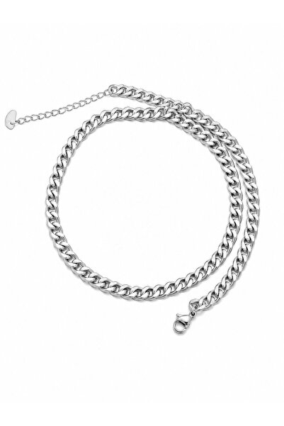 JİMNY JEWELRY Sevra Steel Chain Necklace, Make Your Own Combination