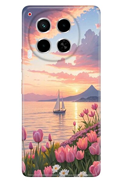 TECNO Camon 30 (CL6) Kılıf Yelkenli Temalı Desenli Darbe Emici Silikon