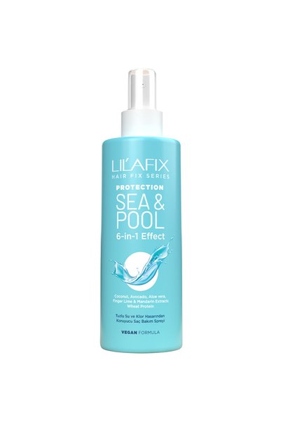 Lilafix 3'lü Saç Bakım Spreyi Seti Milk Therapy-Biberiye Tonik-Sea Pool Sprey, Makyaj Çantası Hediye!
