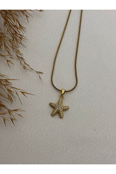 stainless steell Starfish Steel Necklace