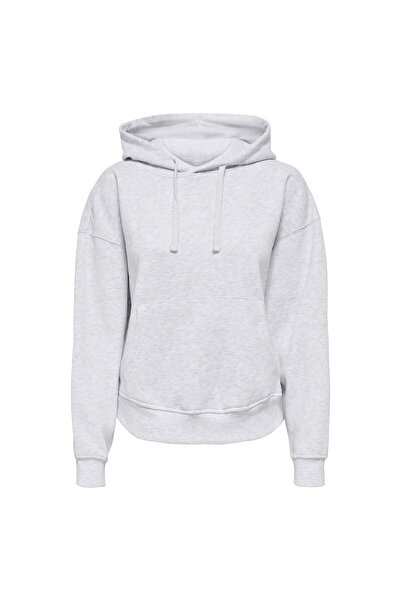 ONLY Damen Hoodie - ONLBEST HOOD SWEAT, Kapuze, Regular Fit, einfarbig