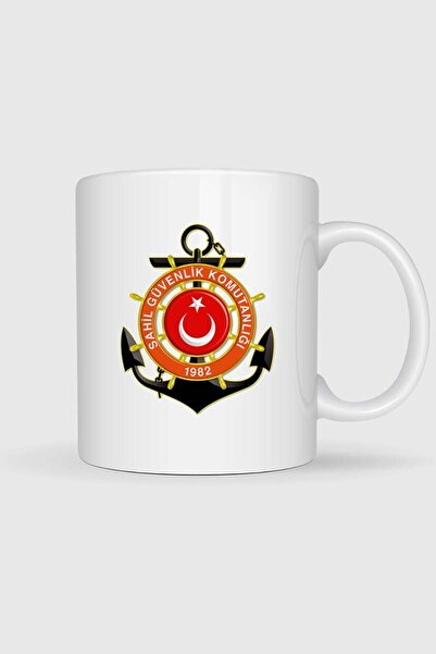 Bahriyeli Collection كوب مطبوع عليه قيادة شواهد الأمن على الشاطئ