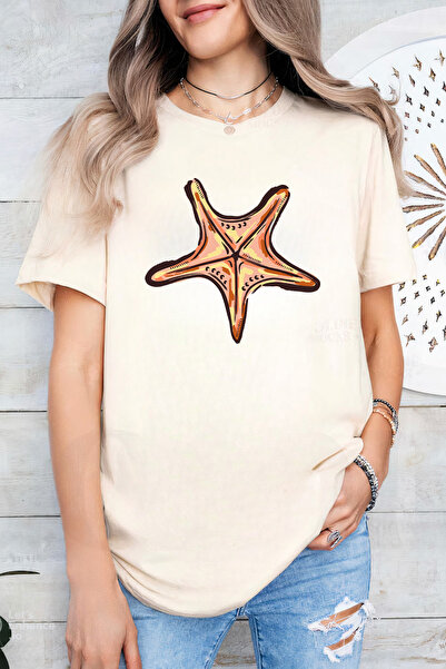 Sarah's Boutique Women's T-shirt – 100% cotton – Starfish Art