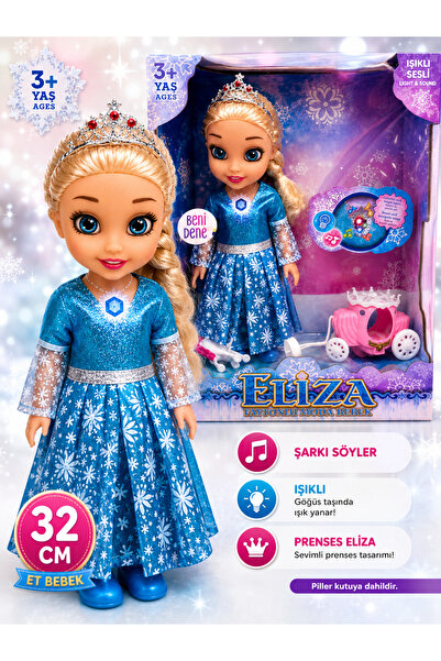 ideal STORE GLOBAL ELIZA BEBEK GL100590 FAYTONLU MODA BEBEĞİ SESLİ 3+