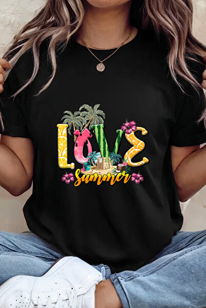 Sarah's Boutique Women's T-shirt – 100% cotton – Love Summer