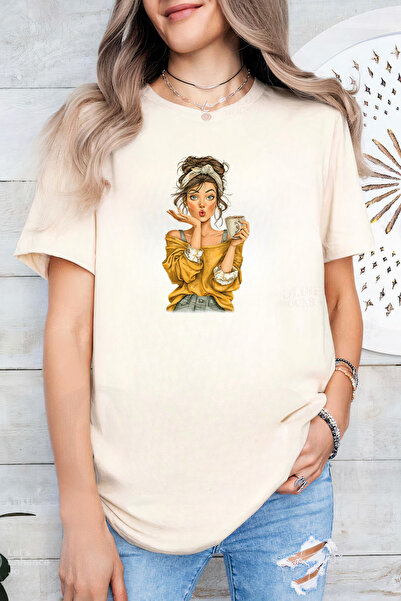 Sarah's Boutique Women's T-shirt – 100% cotton – Espresso Girl